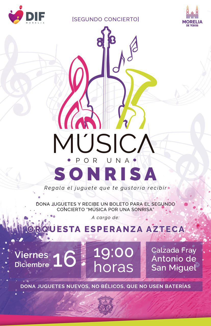 Cerca de mil personas presenciarán el Segundo Concierto «Música Por Una Sonrisa»