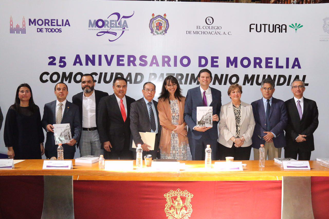 Encabeza Alfonso Martínez presentación del libro “Morelia Ciudad Patrimonio”