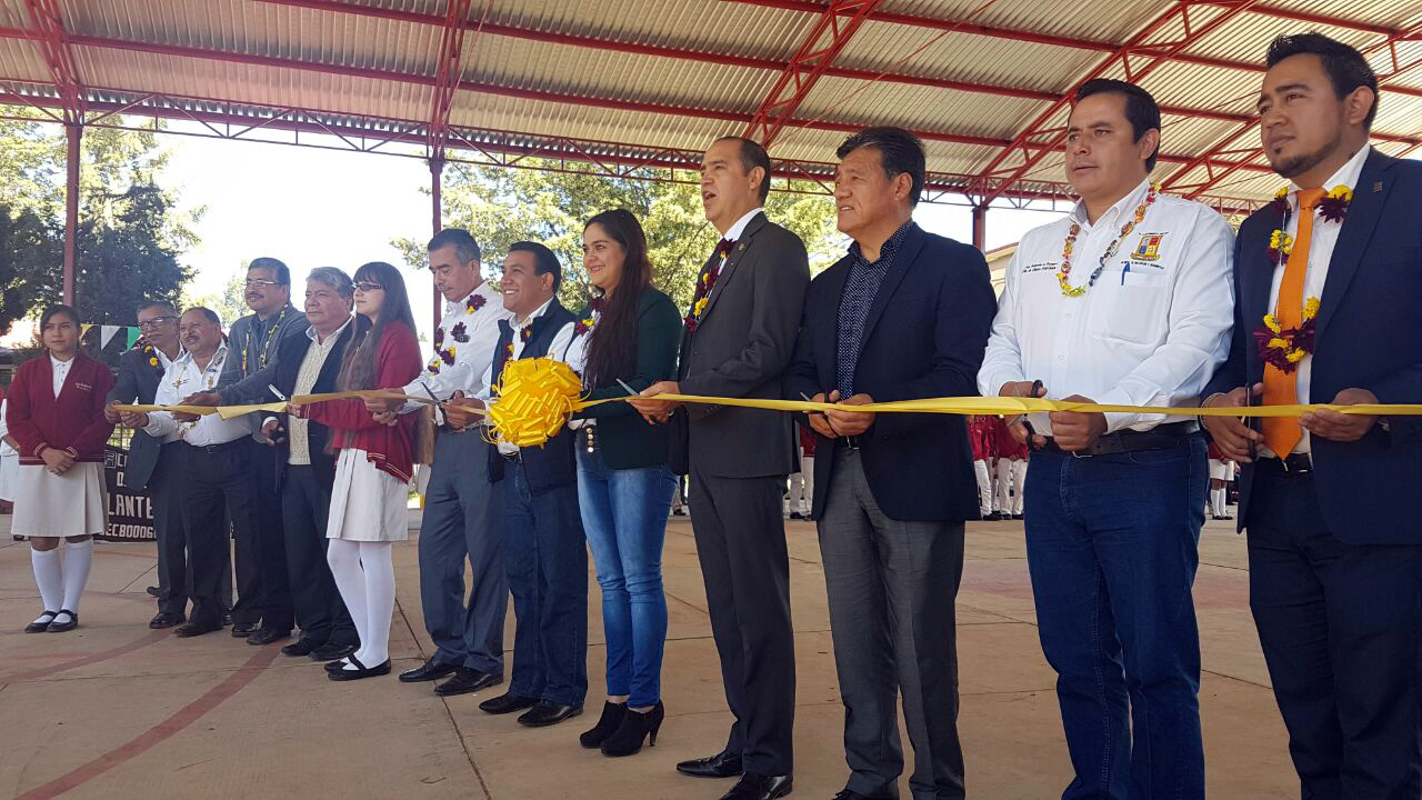 Inauguran infraestructura en el plantel Acuitzio del Cobaem