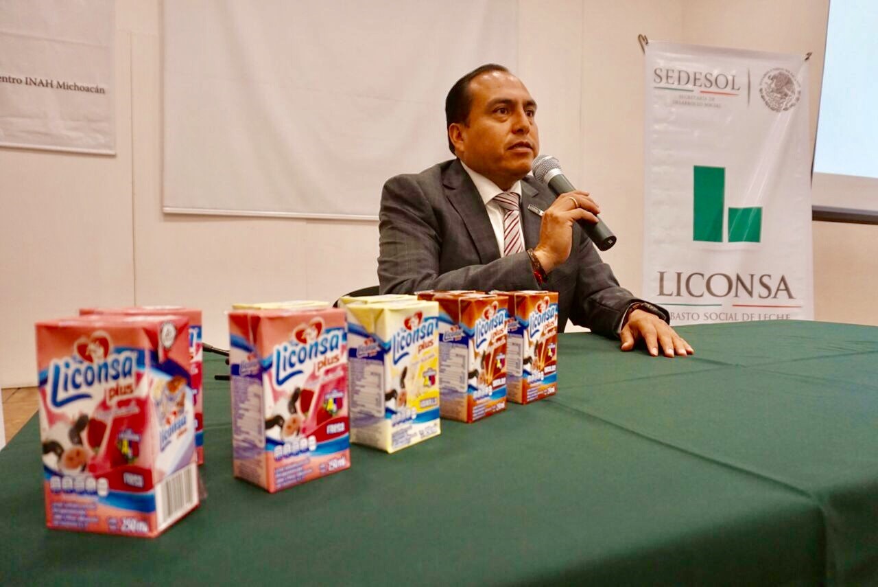 En LICONSA trabajamos para fortalecer la alimentación de las y los Michoacanos: Gerónimo Color