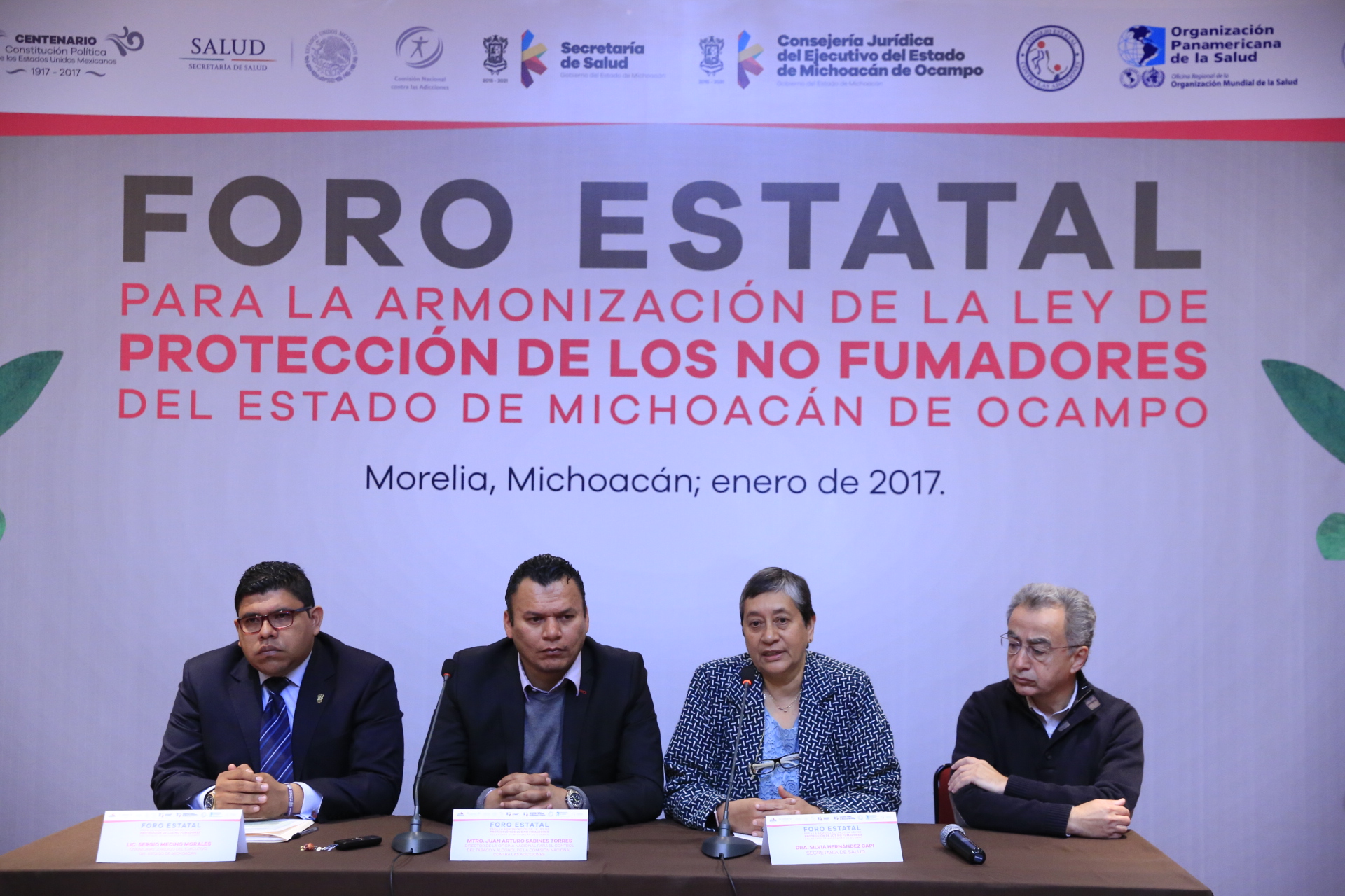 El Gobierno del Estado, por un Michoacán 100% libre de humo de tabaco