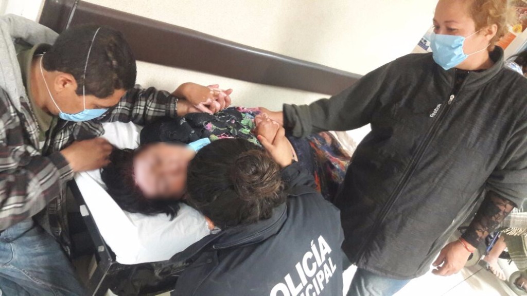 Policía Municipal de Morelia brinda atención a mujer por caso de presunta violencia familiar