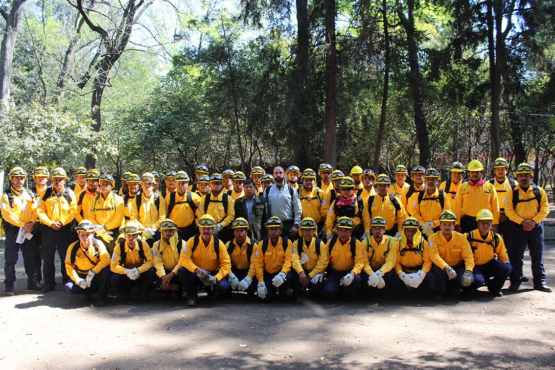 Apoya México a chile en combate a incendios