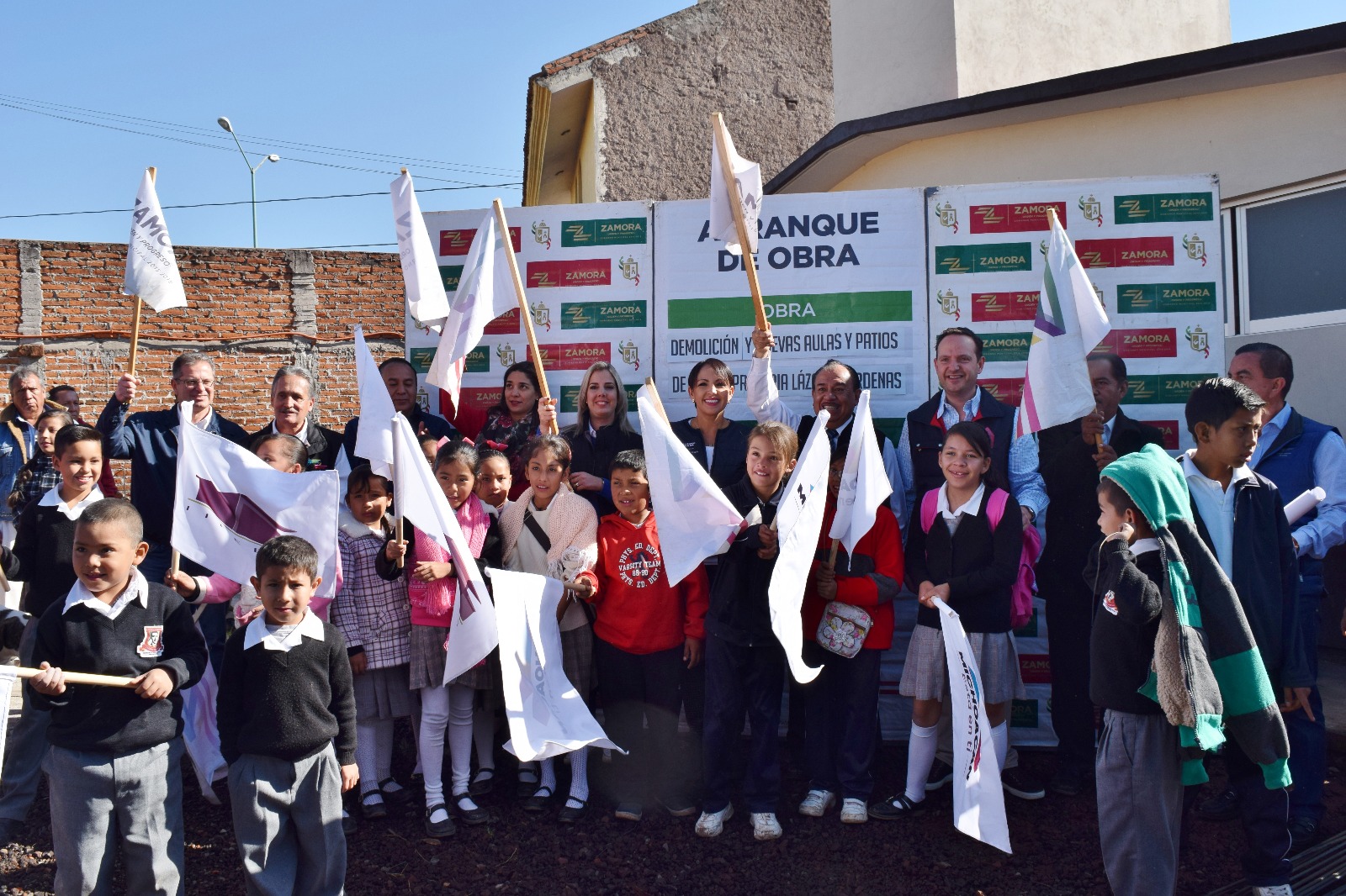 Inicia IIFEEM construcción de la Primaria «Lázaro Cárdenas» en Zamora