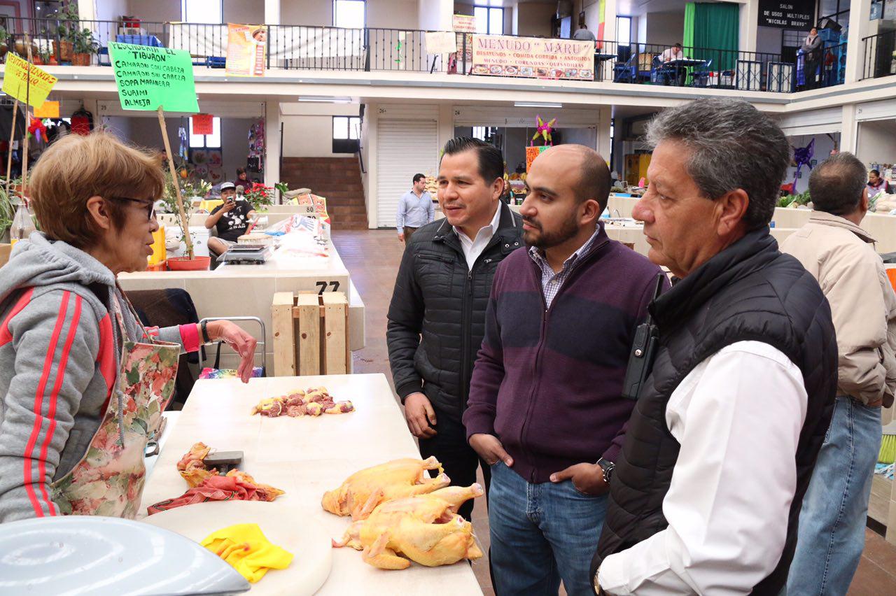 Gobierno Municipal afina detalles para concluir rehabilitación del Mercado Nicolás Bravo