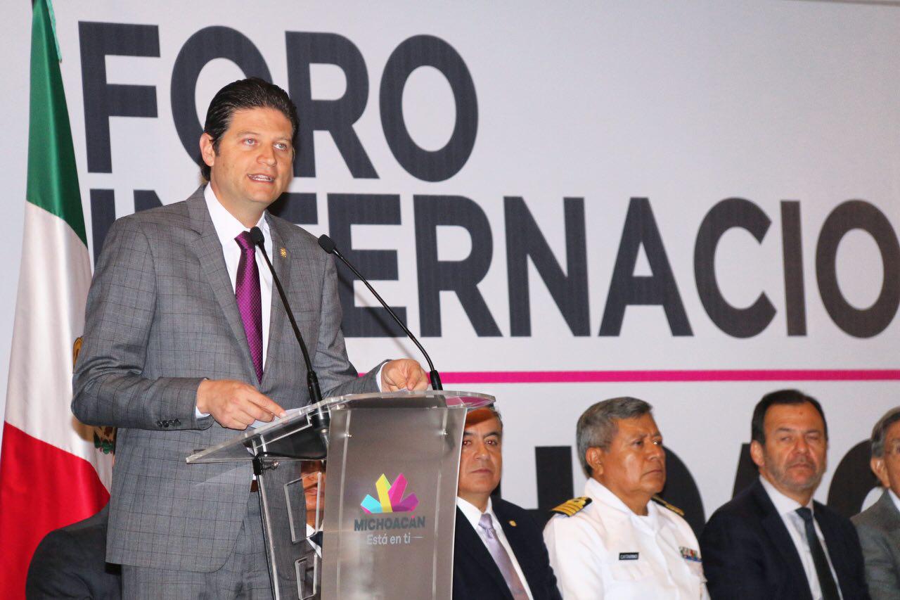Alfonso Martínez dio la bienvenida al Foro Internacional Michoacán “Gobernanza y Desarrollo Democrático”