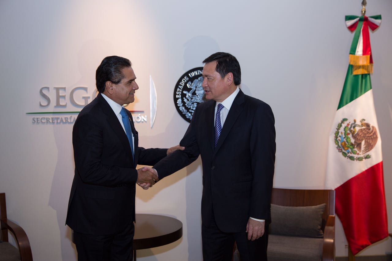 Sostiene Silvano Aureoles encuentro con Miguel Ángel Osorio Chong