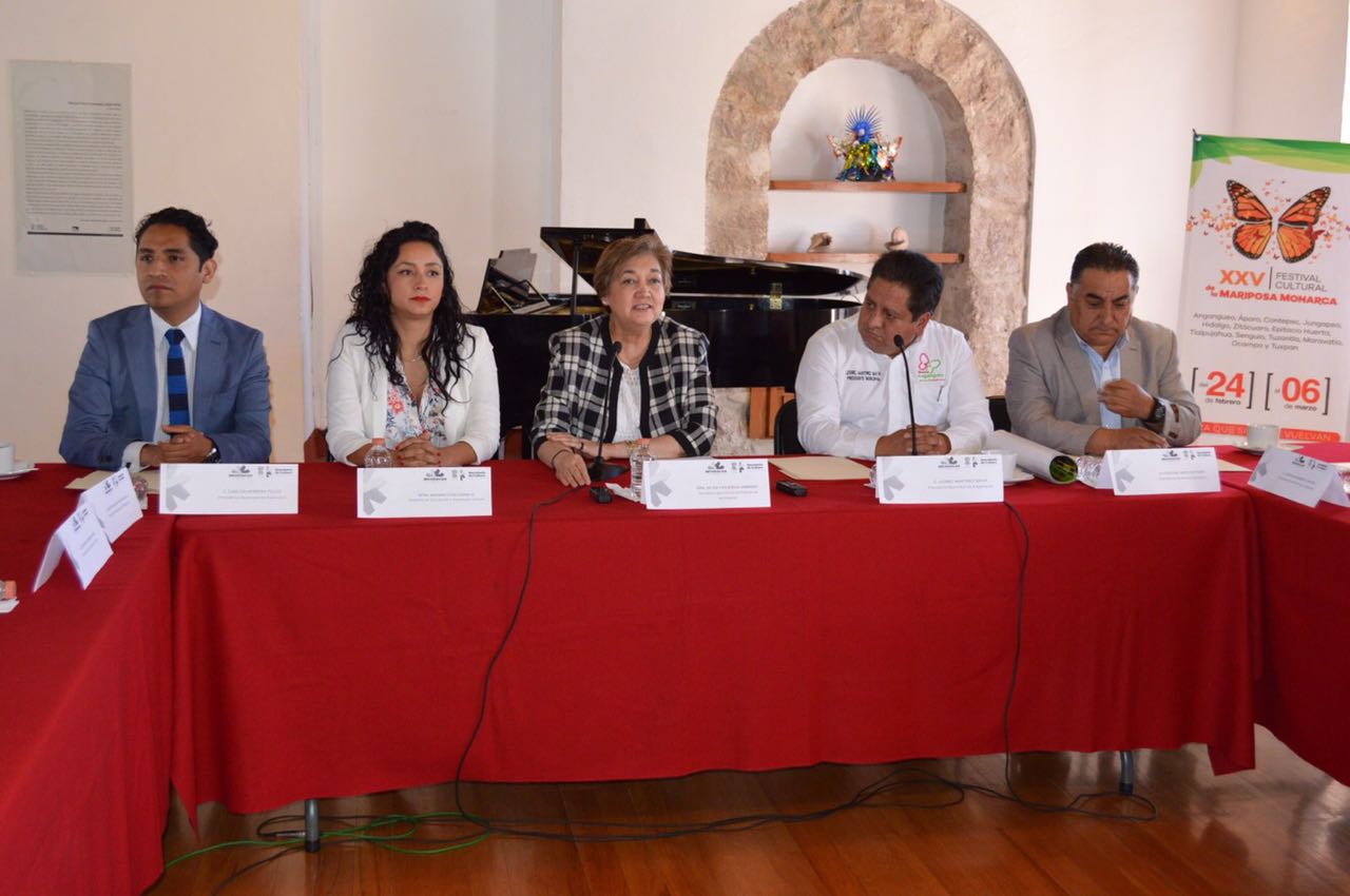 Secum presenta el XXV Festival Cultural de la Mariposa Monarca