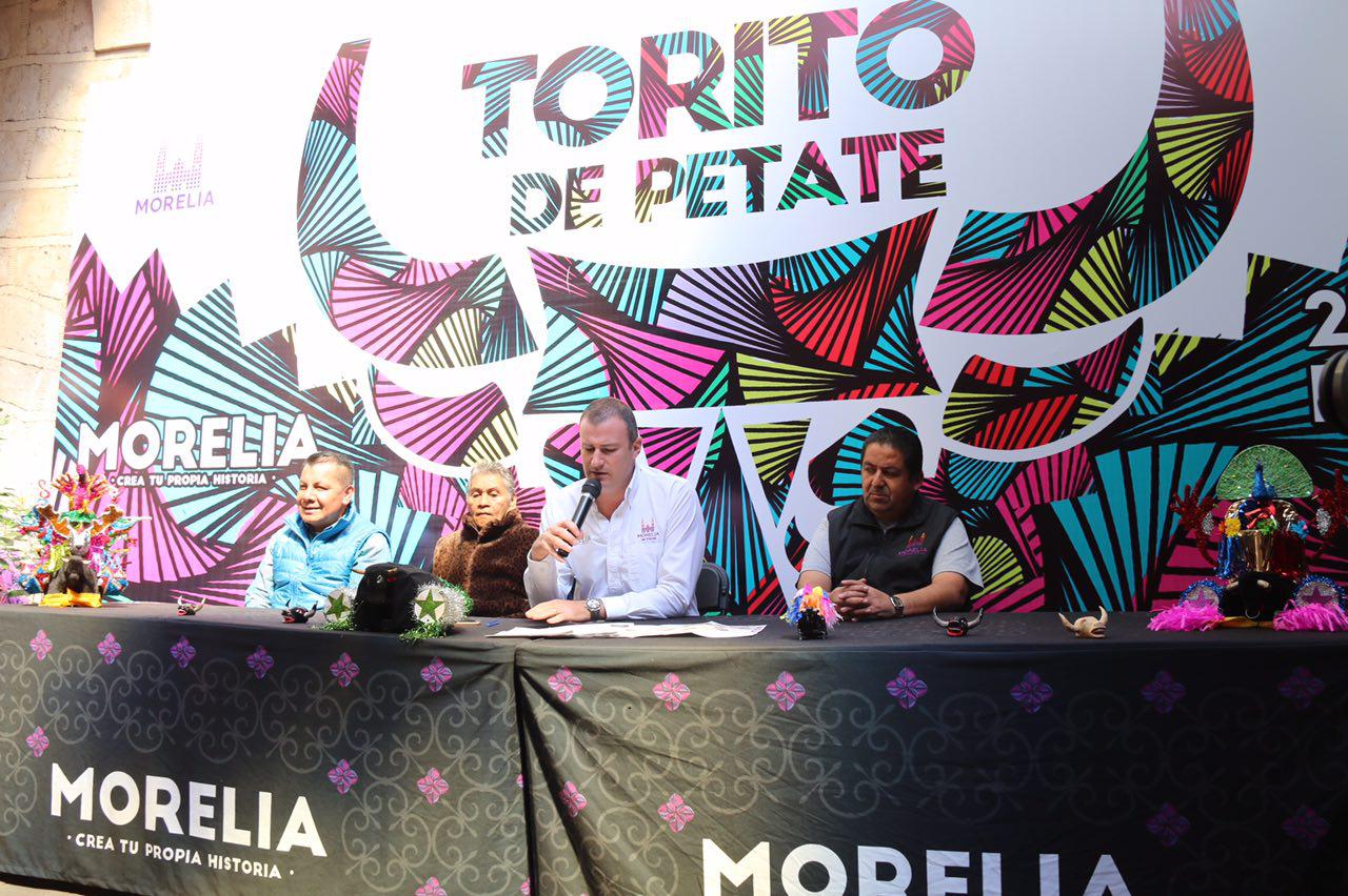 Todo listo para el tradicional desfile de Toritos de Petate