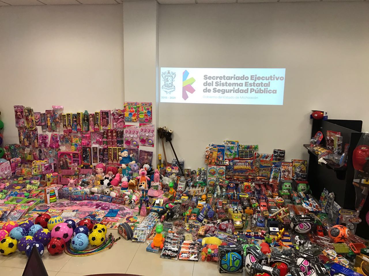 Refrenda SESESP invitación a donar juguetes no bélicos