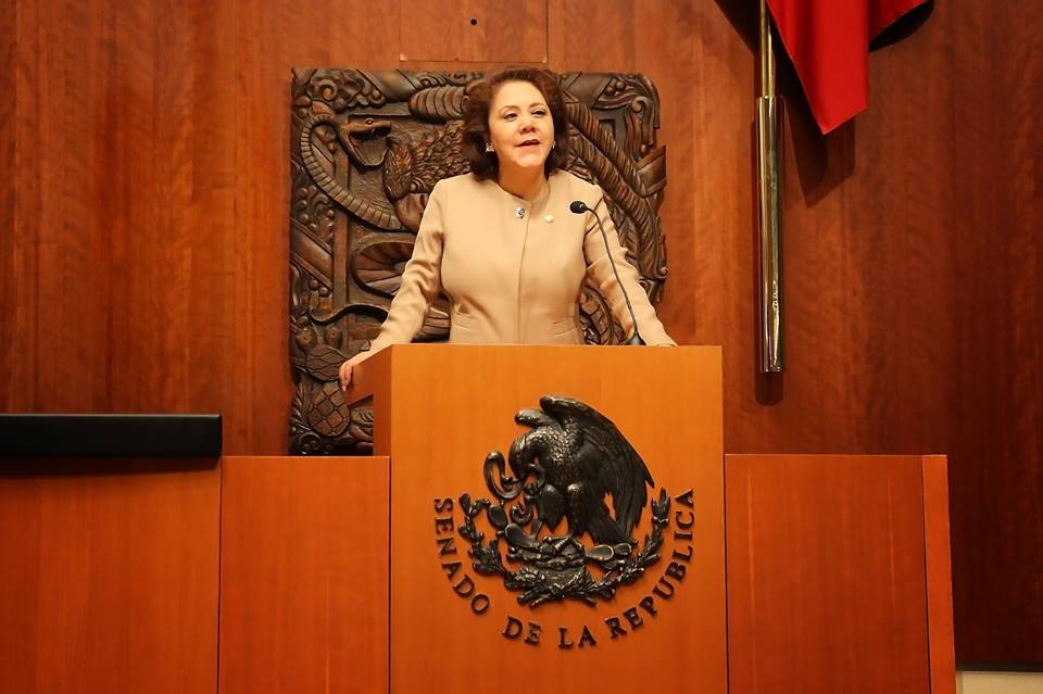 Senadora Rocío Pineda Gochi legisla a favor de pensionados y jubilados de México.