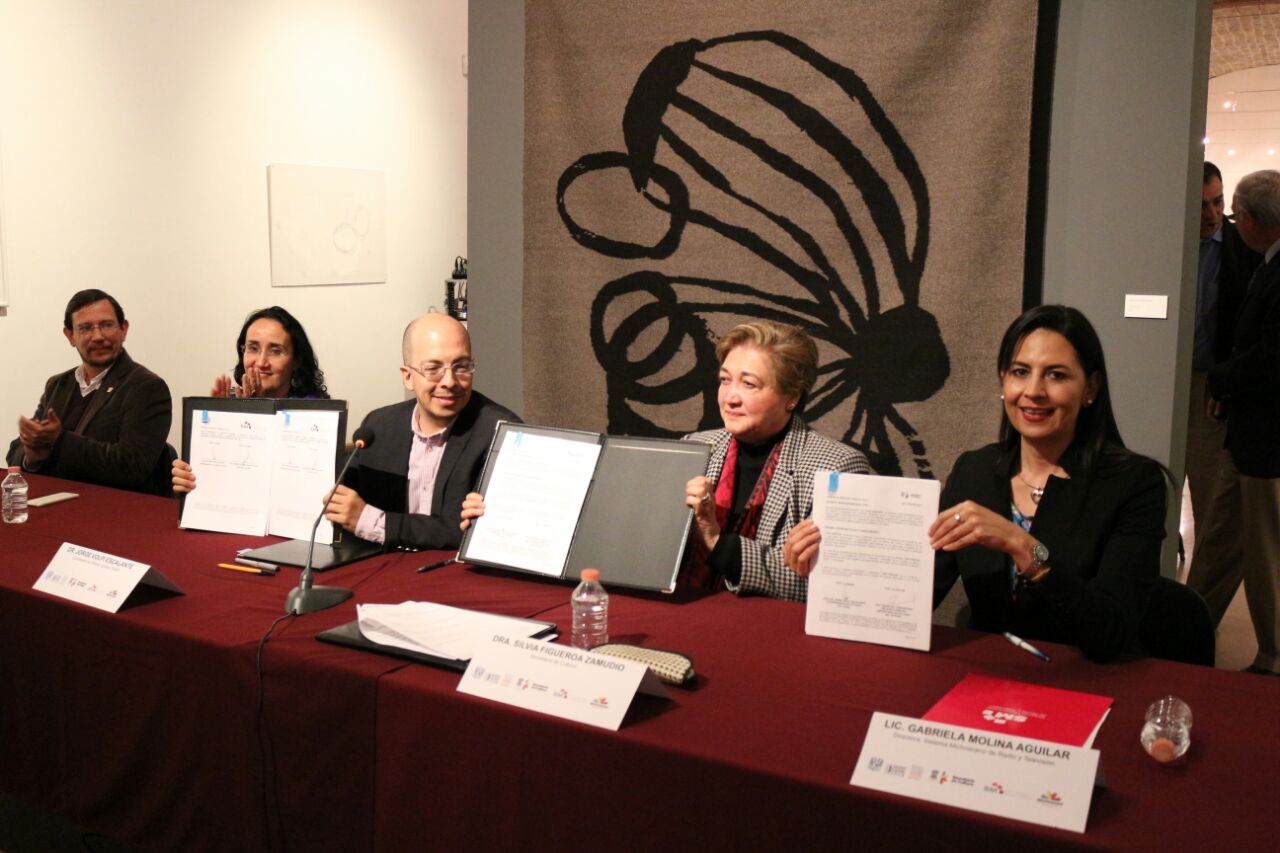 Estrechan lazos UNAM, Secum y SMRTV para difundir la cultura