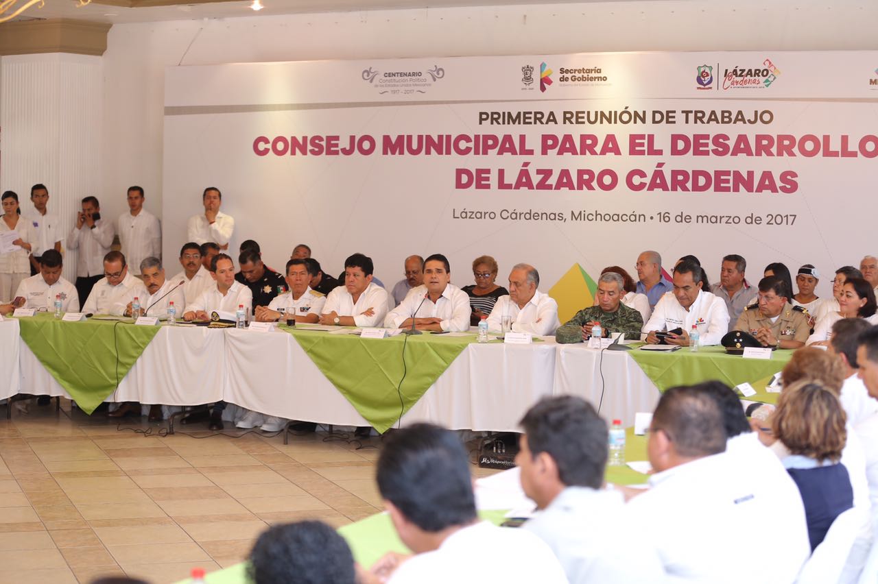 Con la participación decidida de la ciudadanía y Gobierno, Lázaro Cárdenas se fortalecerá