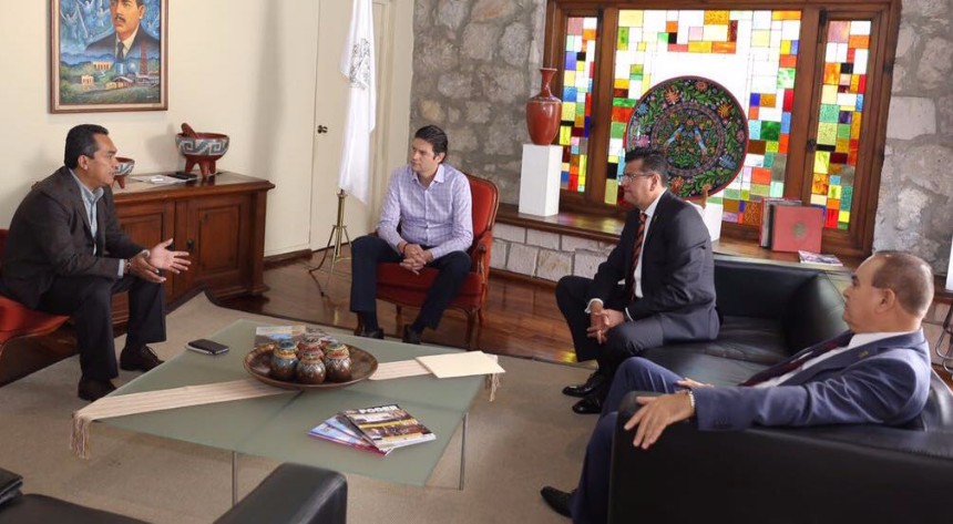 Se reúne el Presidente Alfonso Martínez con Secretario de Gobierno y acuerdan reunión de Coordinación para el próximo lunes