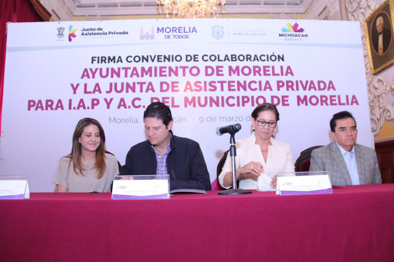 Fortalece Alfonso Martínez relación con instituciones de asistencia privada