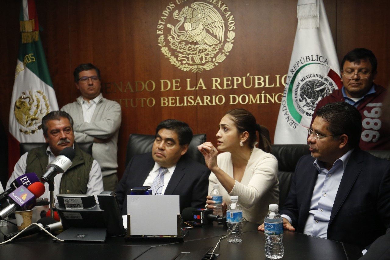 Respaldaré al senador Miguel Barbosa hasta los últimos resultados que se den respecto a la resolución de la Sala Superior del TEPJF: Iris Vianey Mendoza.