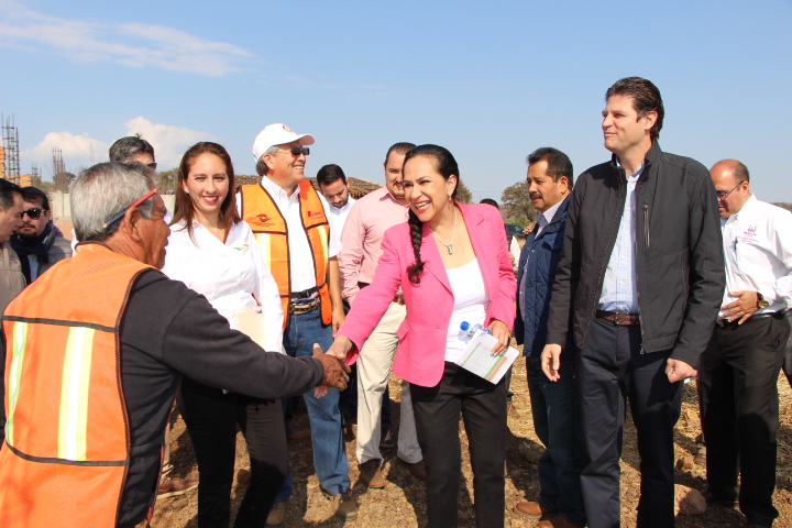 Avanza la construcción del plantel del CECyTEM en Cuto de la Esperanza