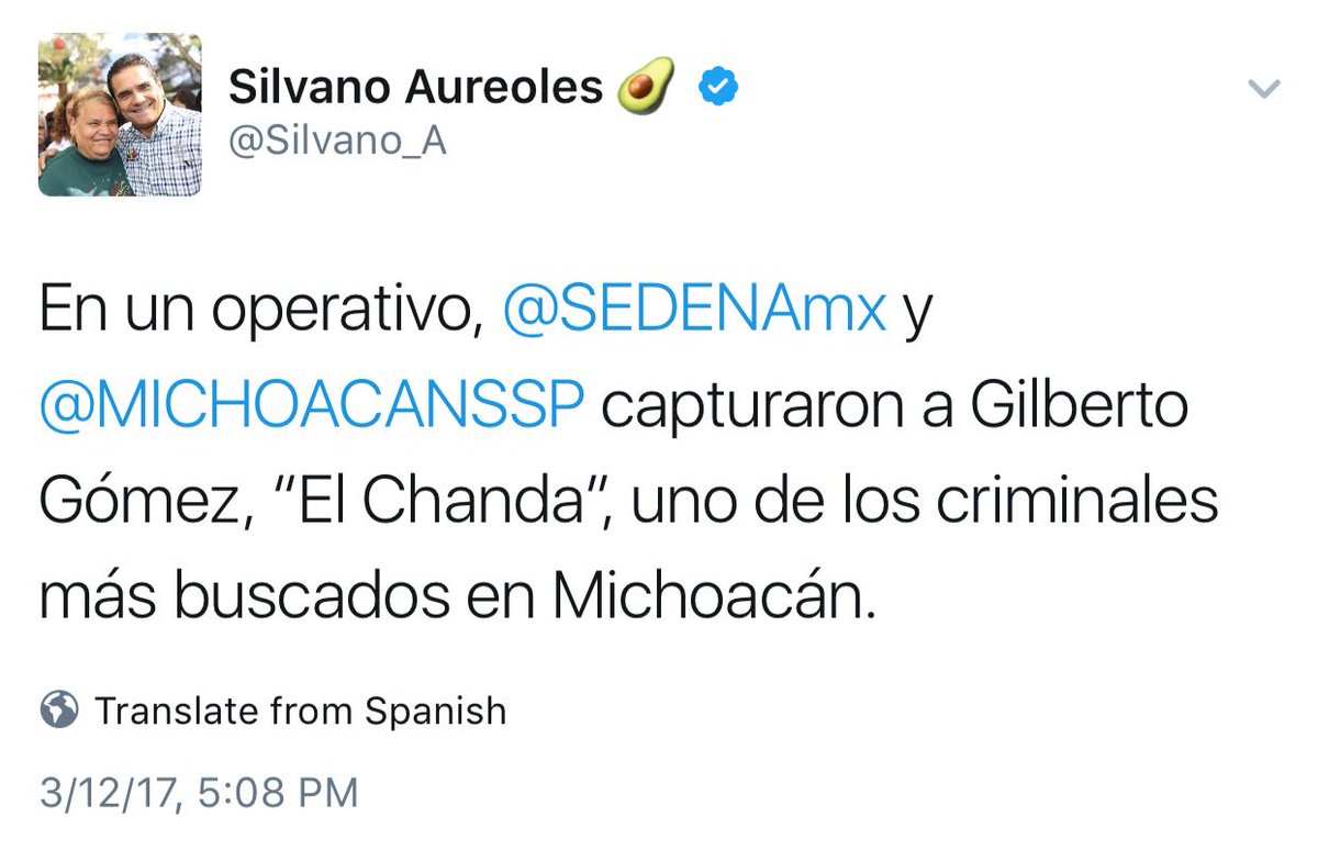 El Gobernador de Michoacán confirma detención de Gilberto Gómez
