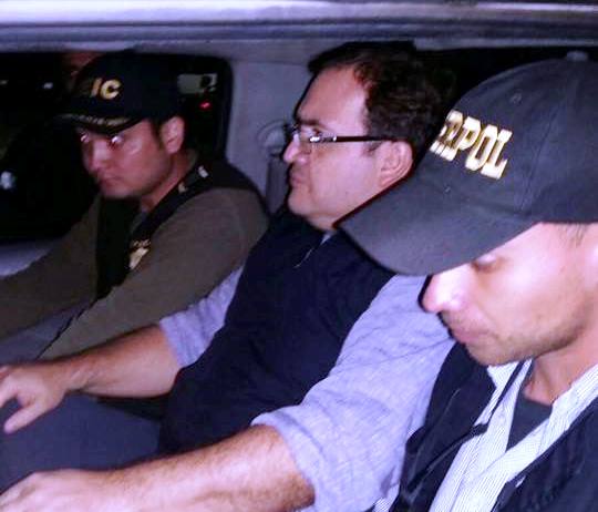 Javier Duarte de Ochoa, Detenido en Guatemala.