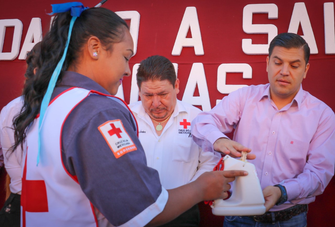 César Chávez convoca apoyar a la Cruz Roja: arranca Colecta Anual