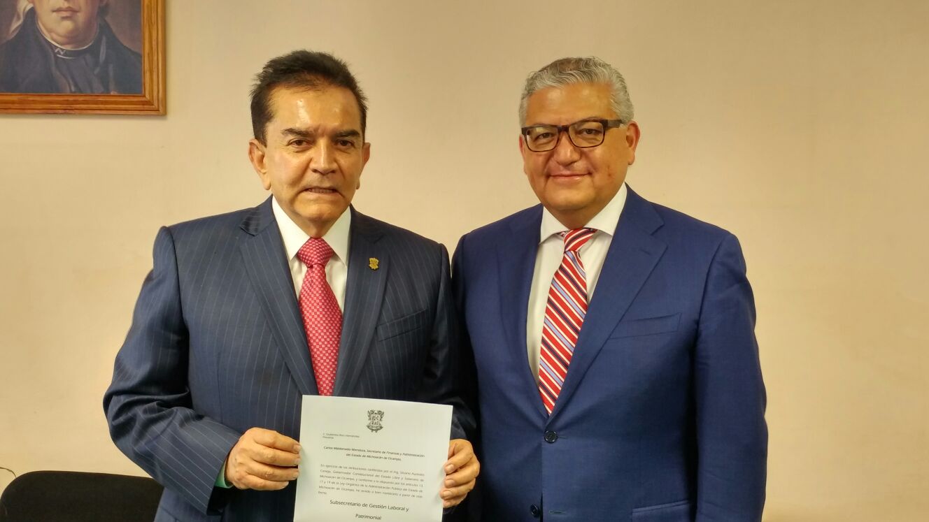 Asume Guillermo Rizo como subsecretario de Gestión Laboral y Patrimonial de la SFA