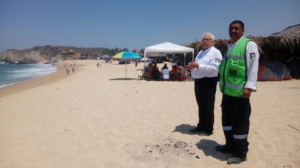 Reporta PC Estatal saldo blanco en playas y balnearios en Semana Santa