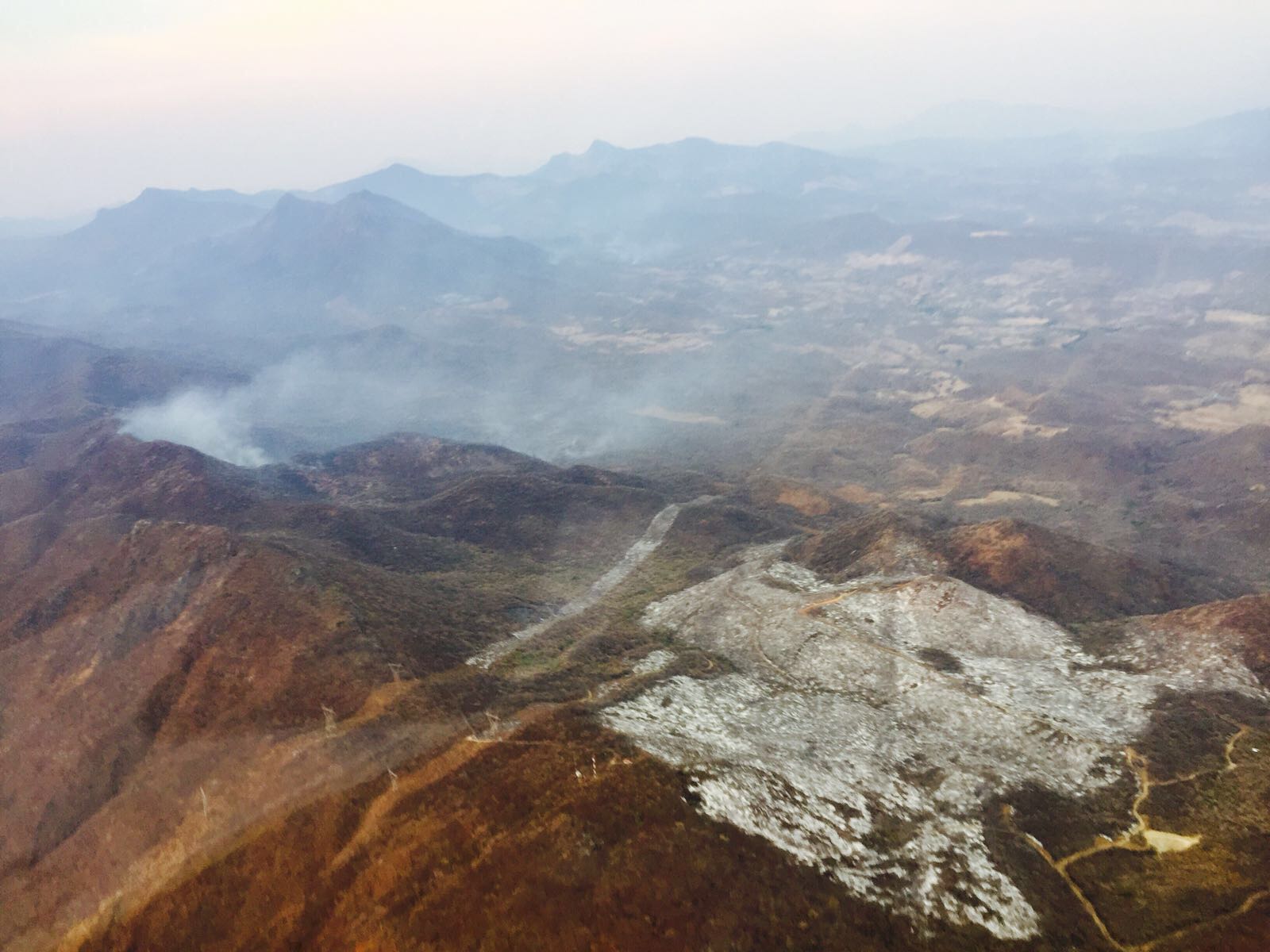 Continúa Sedena apoyo al combate de incendios forestales