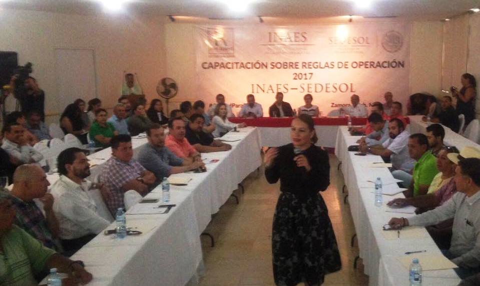 Delegación de  INAES en Michoacán, da a conocer reglas de operación