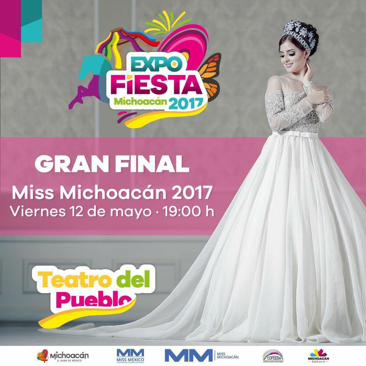 Esta noche, la Gran Final de Miss Michoacán en la Expo Fiesta