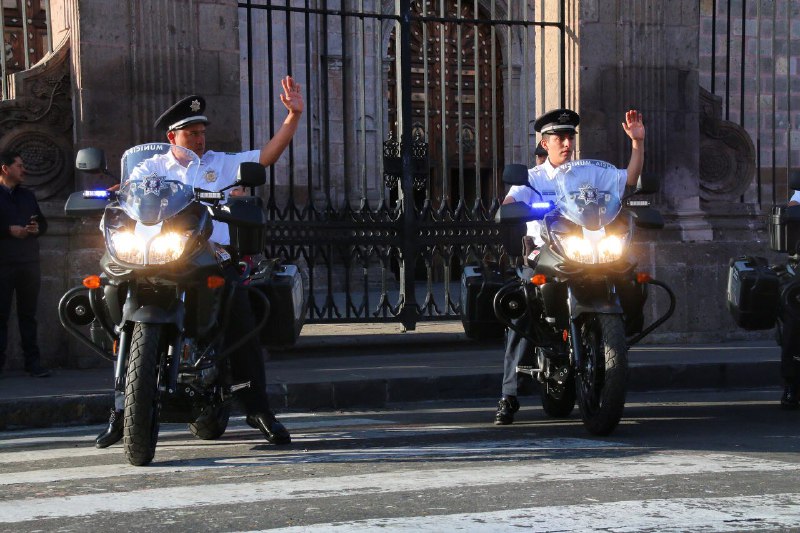 Policía de Morelia refuerza operativos de seguridad en el municipio