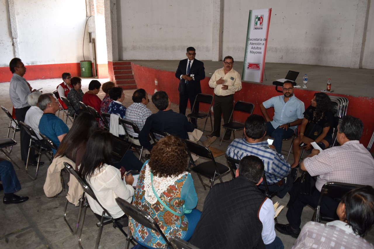 Asesora secretaría de atención a adultos mayores del PRI, a jubilados y pensionados