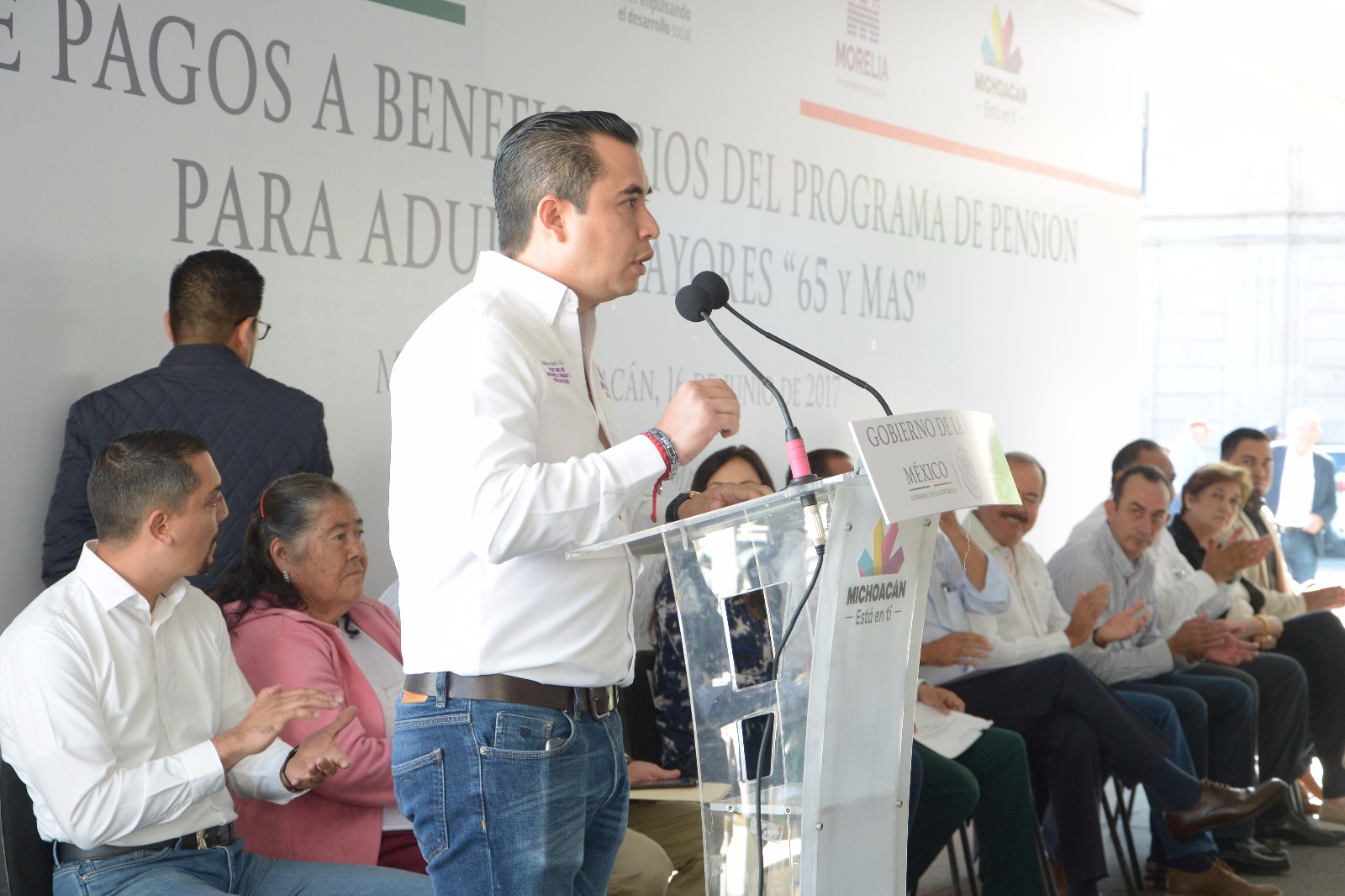 Autoridades federales destacan avance en política social en Morelia