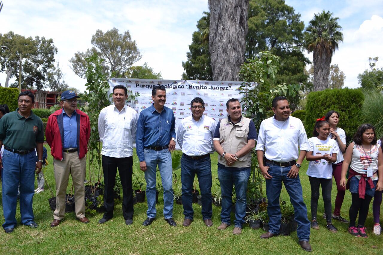 Reforestan el Parque Zoológico “Benito Juárez”