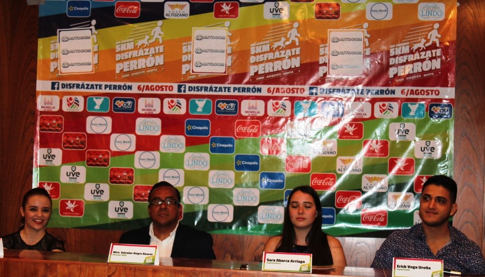 Se une Ayuntamiento de Morelia a la Carrera Atlética “Disfrázate Perrón” UVAQ 2017