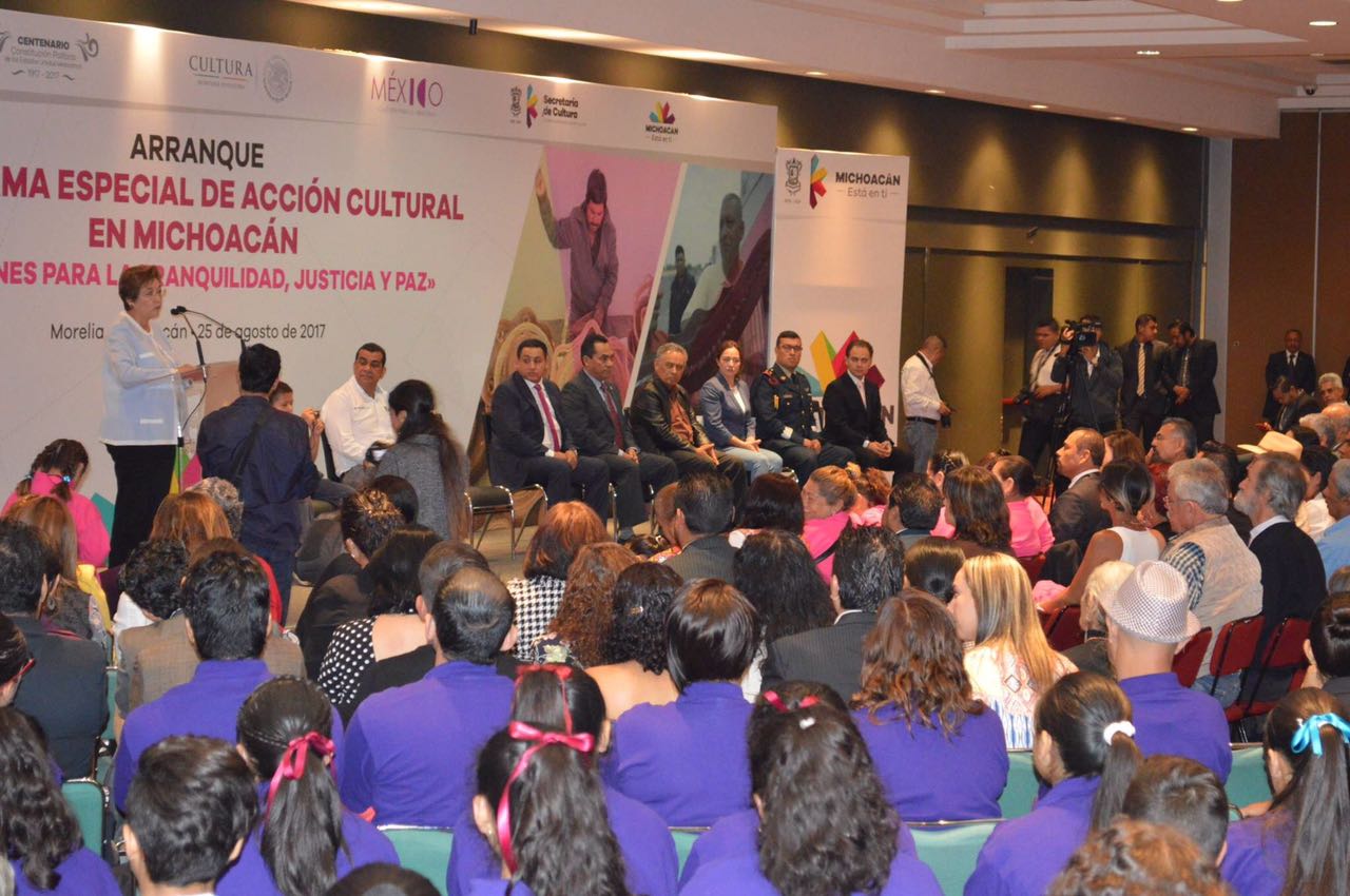 Detalla Secum el Programa Especial de Acción Cultural en Michoacán