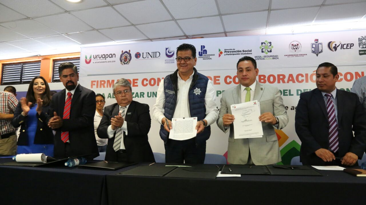 SSP firma convenio para difundir acciones de prevención