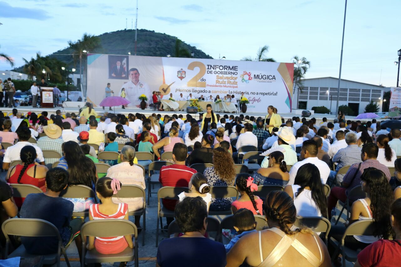 Segundo informe de gobierno del Presidente Municipal, Salvador Ruiz Ruiz,