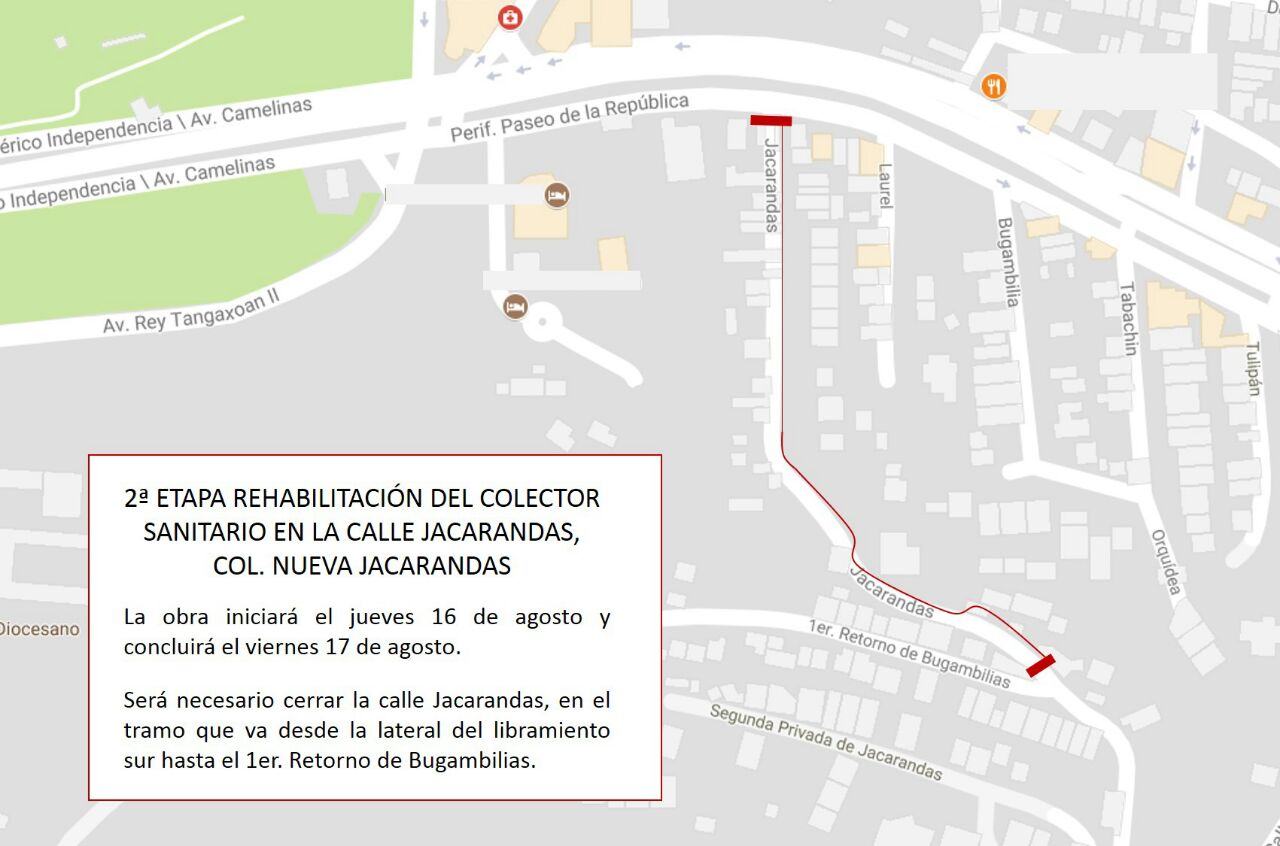 Anuncia OOAPAS segunda etapa de rehabilitación de Colector Sanitario