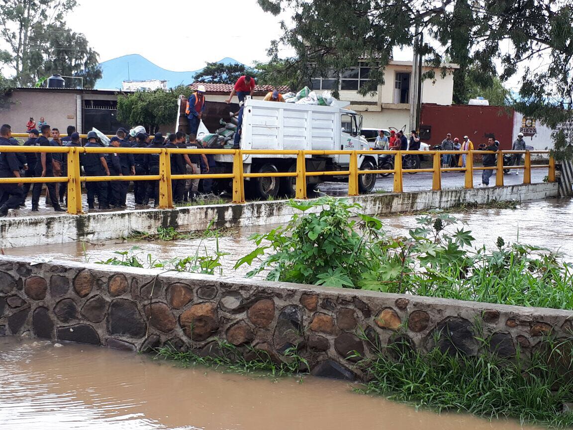 PC Estatal, atenta a eventos de riesgo por lluvias en Michoacán