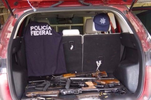 Asegura SSP armas y equipo táctico en Angamacutiro