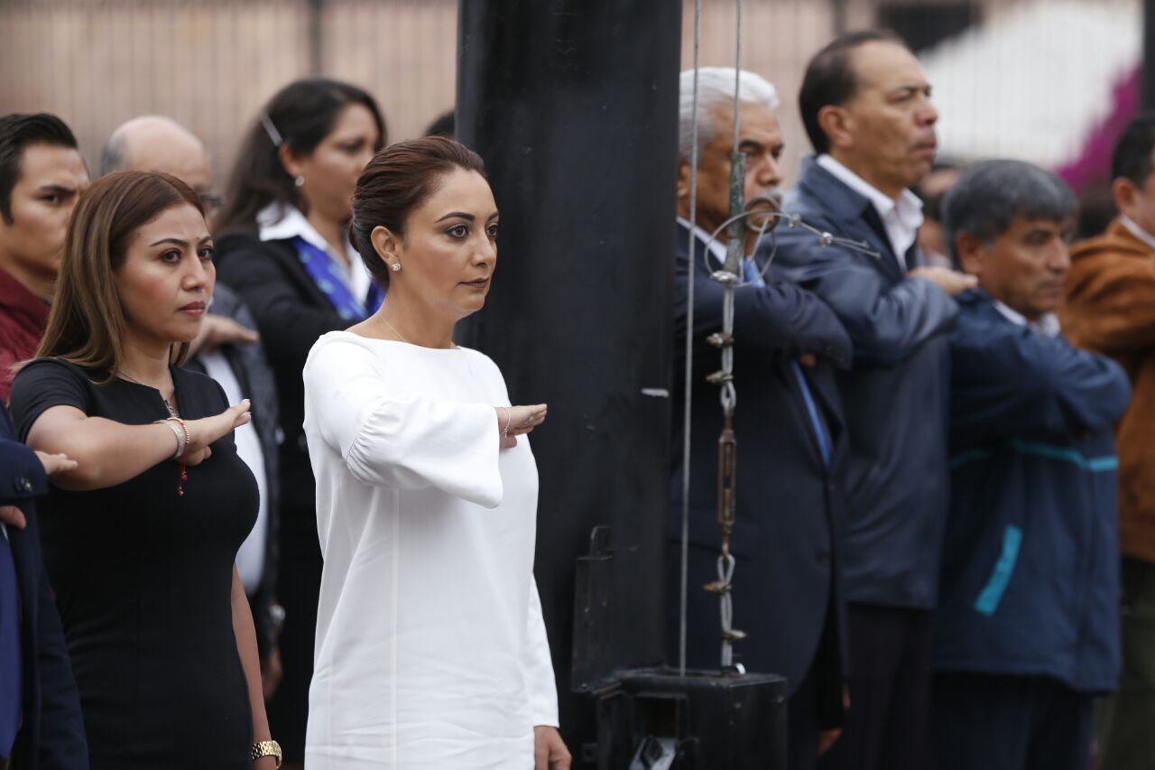 Realiza CGCS izamiento del Lábaro Patrio