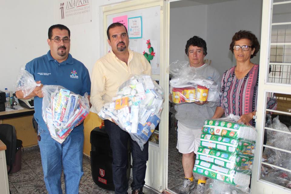 Ixtlán se solidariza con los afectados de Morelos, Puebla y CD.MX.