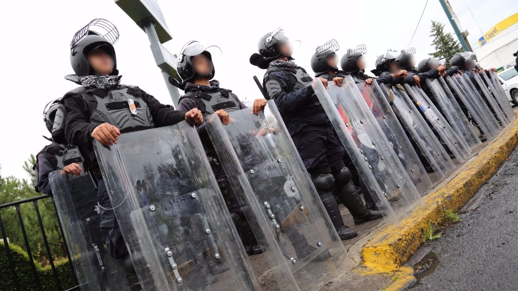 Activa SSP operativo de vigilancia ante movilizaciones de la CNTE.