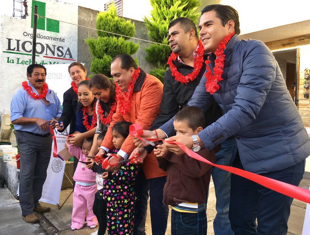 Inaugura LICONSA lechería en colonia de Morelia