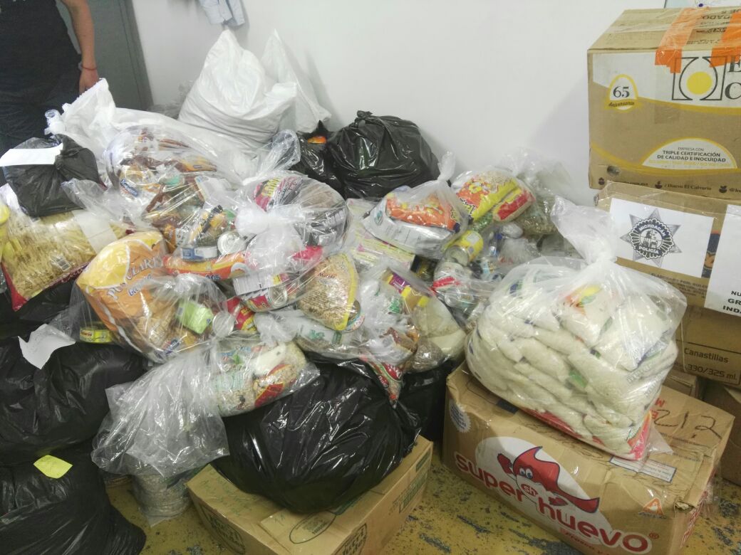 Policía Michoacán apoya con víveres a damnificados por el sismo: SSP