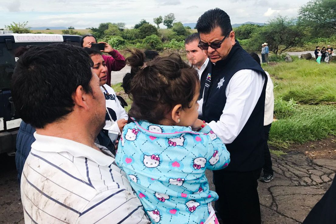 Implementa SSP dispositivo de ayuda ante afectaciones por lluvias en Ecuandureo.