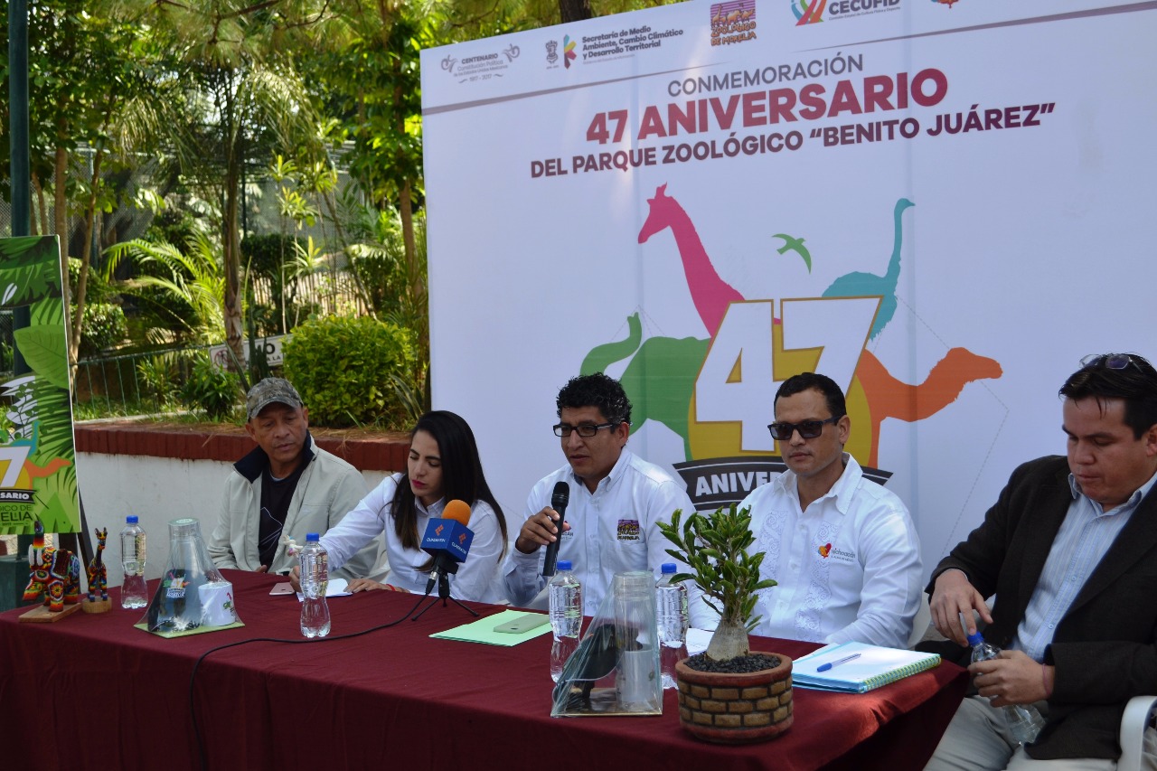 Anuncia Parque Zoológico de Morelia actividades por su 47 aniversario