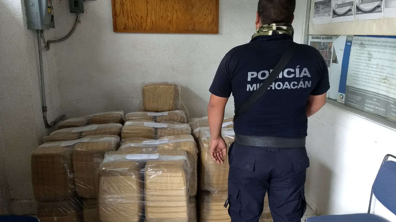 Decomisa SSP 300 kilos de marihuana en Hidalgo