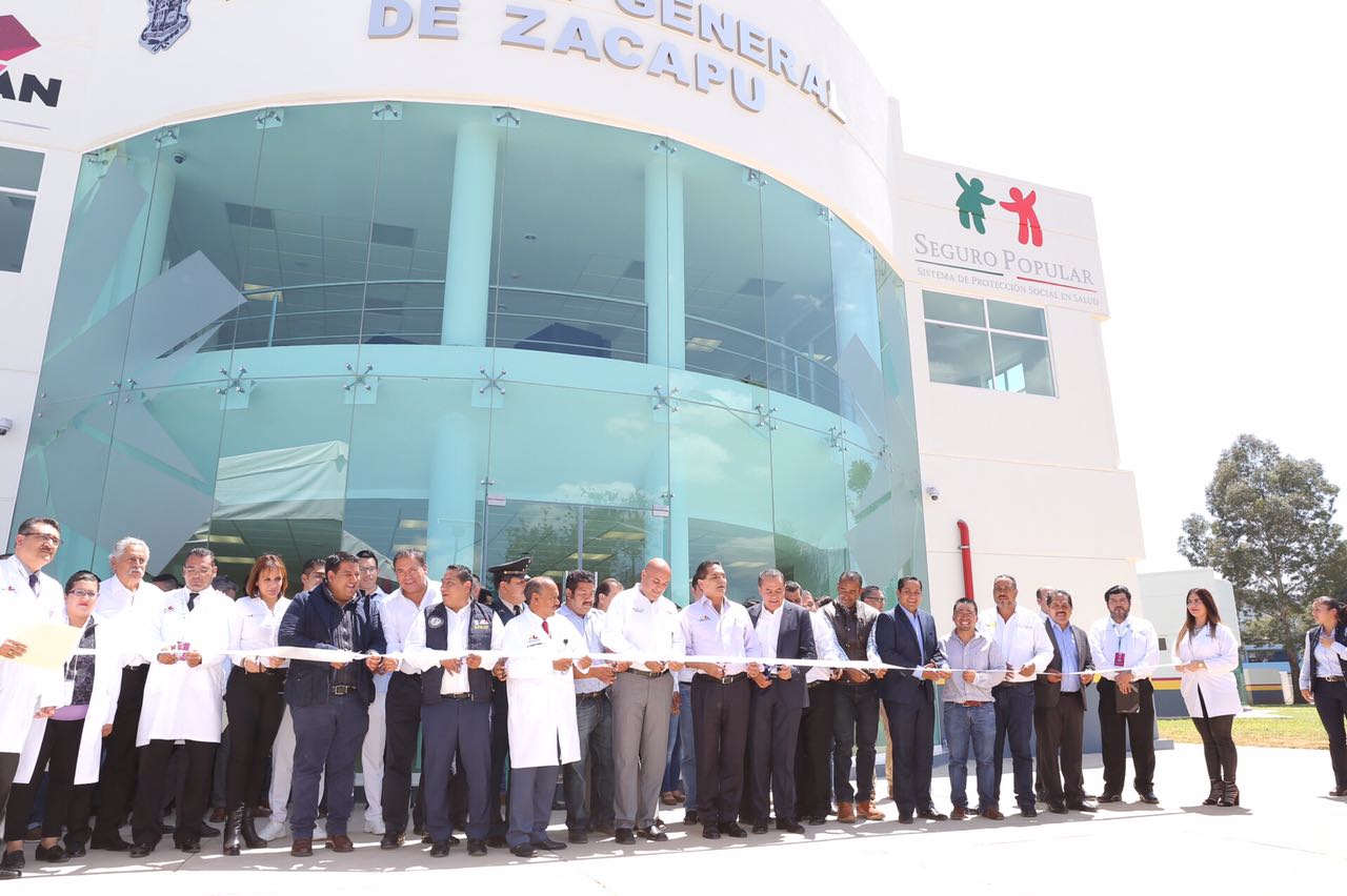 Entrega Gobernador Hospital General de Zacapu, el más moderno de Michoacán