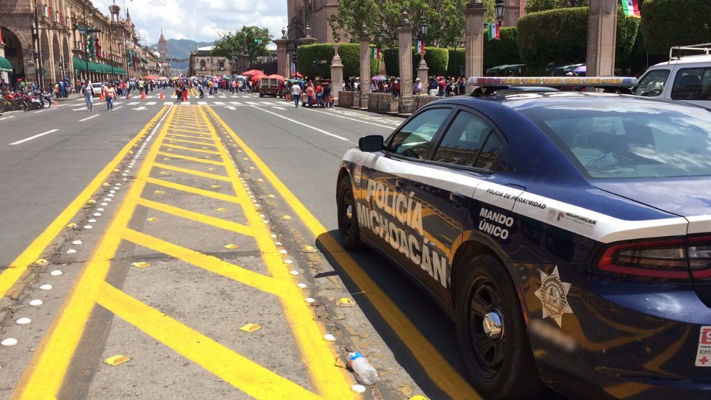 Concluye sin incidentes marcha de la CNTE